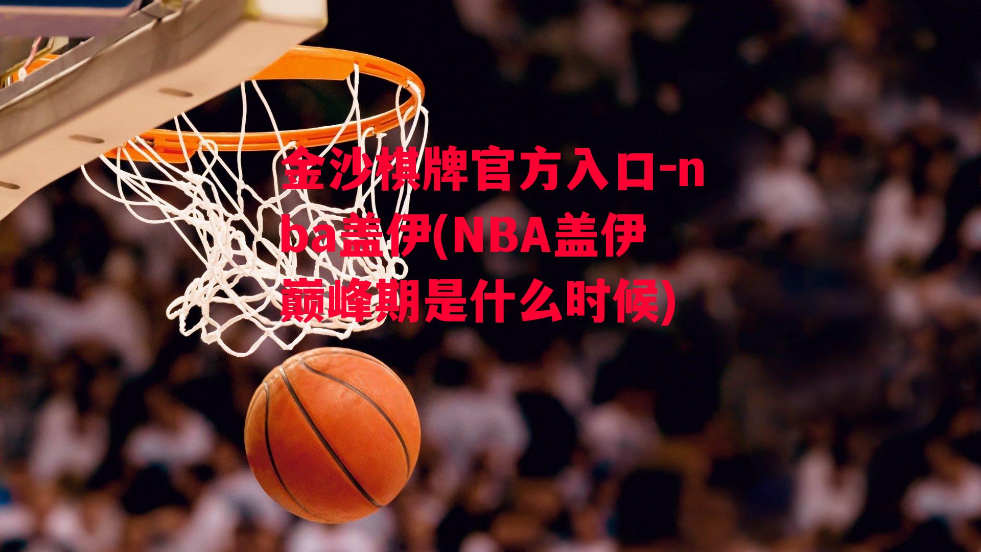 nba盖伊(NBA盖伊巅峰期是什么时候)